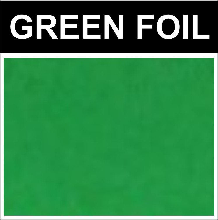 110mm Green Foil